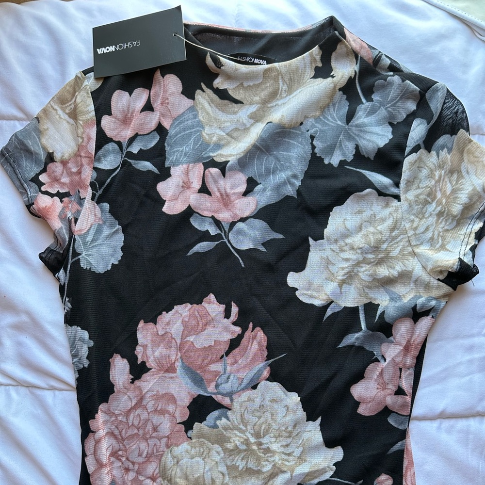 Black floral dress 🌷